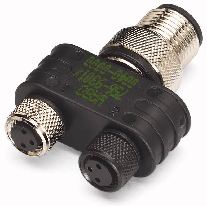 WAGO 756-9301/040-000 Sensor-/Aktor-Verteiler und Adapter M12 Adapter, Y-Form 1St.
