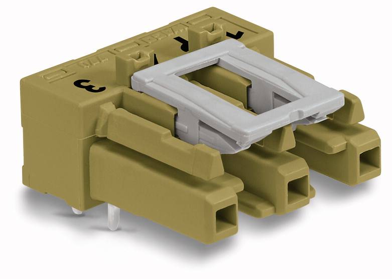 WAGO 770-863/011-000 Netz-Steckverbinder WINSTA MIDI Buchse, Einbau horizontal Gesamtpolzahl: 3 25A Hellgrün 100St.