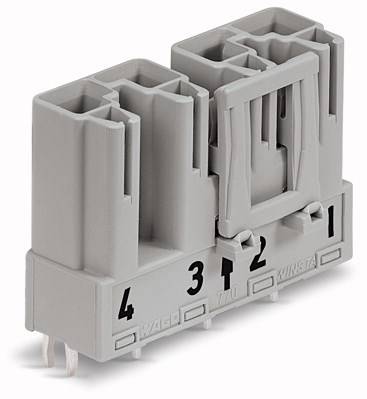 WAGO 770-854/064-000 Netz-Steckverbinder WINSTA MIDI Stecker, Einbau vertikal Gesamtpolzahl: 4 25A Grau 50St.