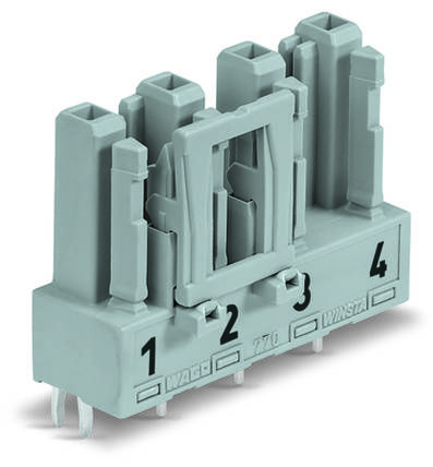 WAGO 770-844/062-000 Netz-Steckverbinder WINSTA MIDI Buchse, Einbau vertikal Gesamtpolzahl: 4 25A Grau 50St.
