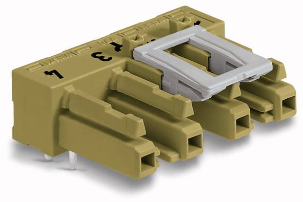 WAGO 770-864/011-000 Netz-Steckverbinder WINSTA MIDI Buchse, Einbau horizontal Gesamtpolzahl: 4 25A Hellgrün 50St.