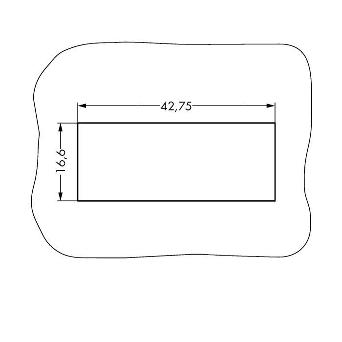 WAGO 770-744 Netz-Steckverbinder WINSTA MIDI Buchse, gerade Gesamtpolzahl: 4 25A Grau 100St.