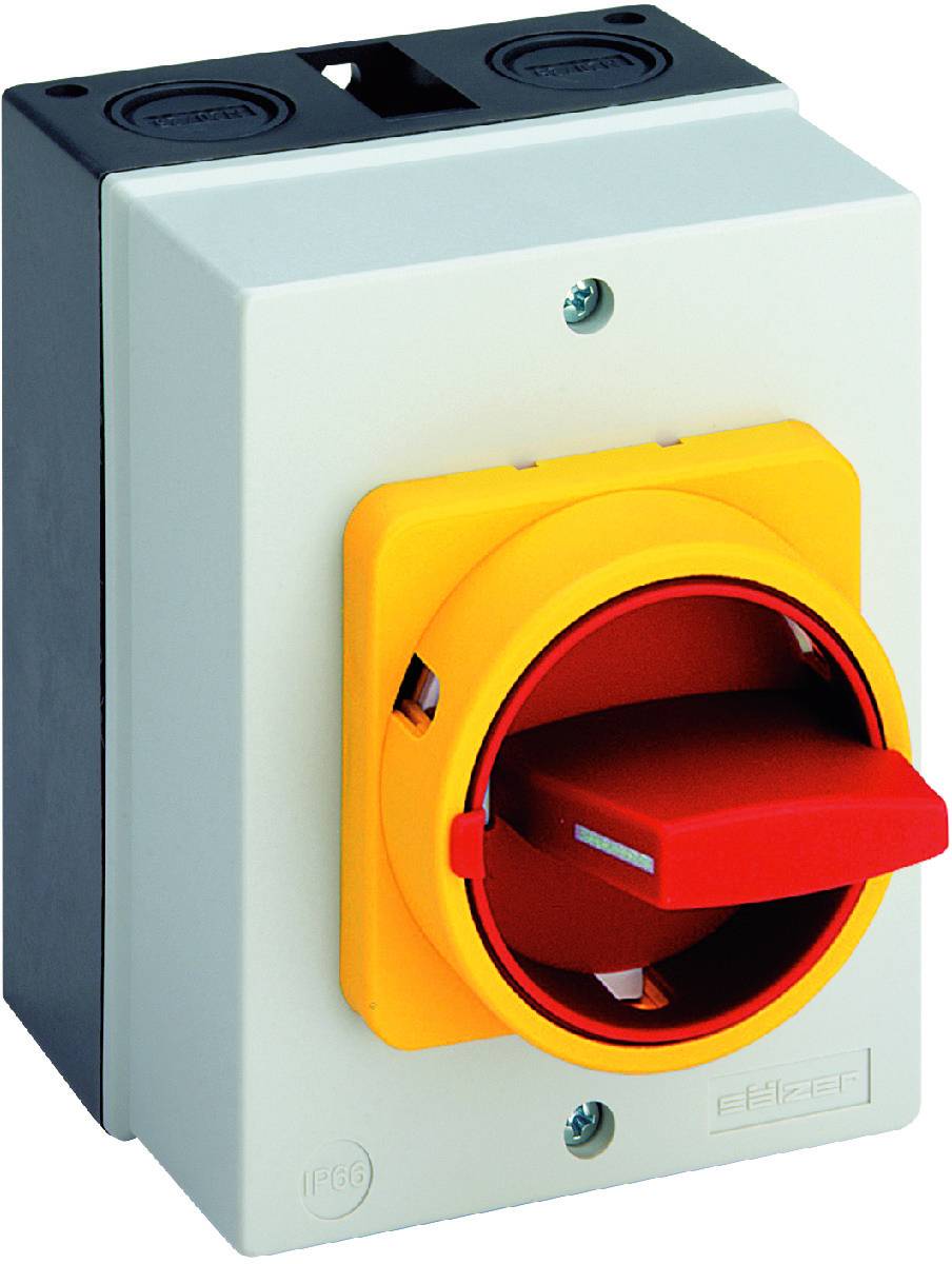 Sälzer H226-41300-700M4 Lasttrennschalter 32A 1 x 90° Gelb, Rot 1St.