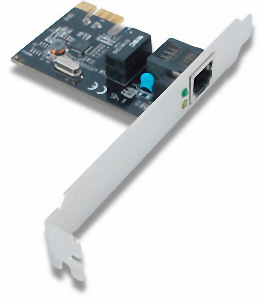 Eine Netzwerkkarte mit Ethernet-Anschluss, geeignet für Computer-Upgrades zur Erweiterung der Netzwerkfähigkeiten.