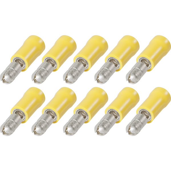 Cosses électriques cylindriques mâle RPP 5-6 4-6 mm² jaune
