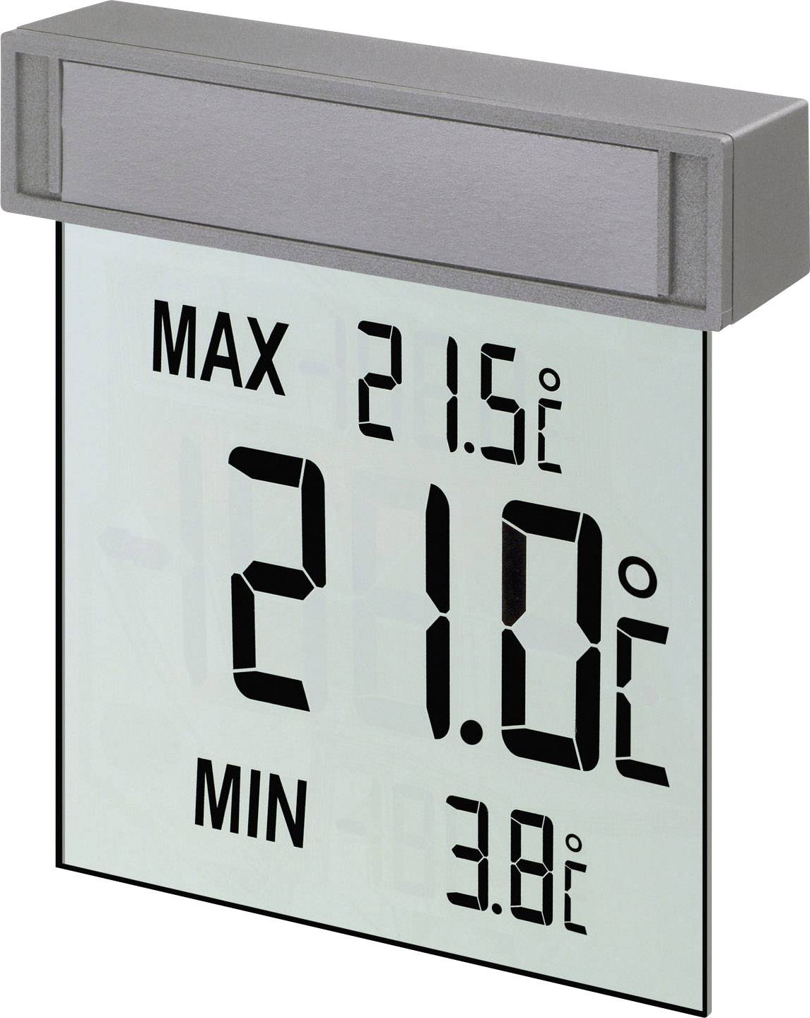 TFA Dostmann 30.1025 Fenster-Thermometer Silber 30.1025