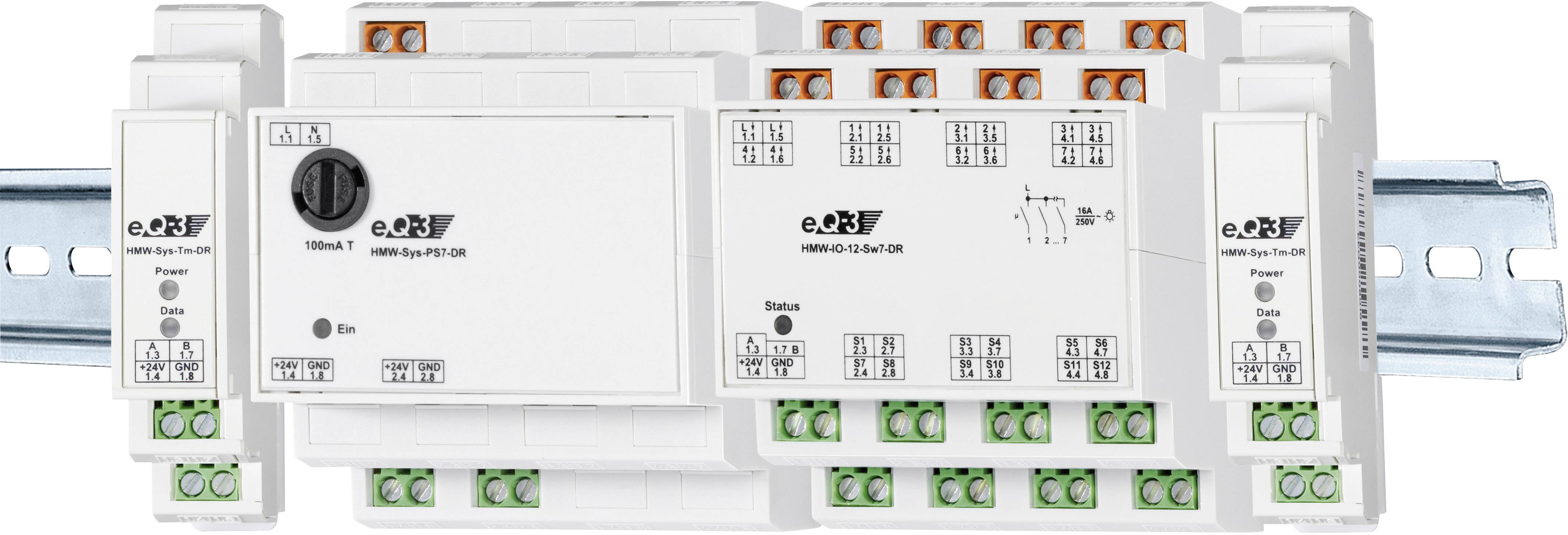 Homematic 76807 RS-485-BUSABSCHLUSS-W. RS485 Busabschluss Widerstand   Hutschiene
