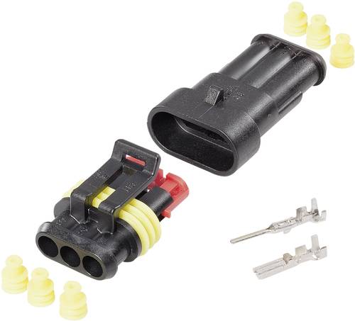 Superseal Set AMP-Superseal 1.5mm Series Polzahl Gesamt 3 Rastermaß: 6mm 30S004 1 S