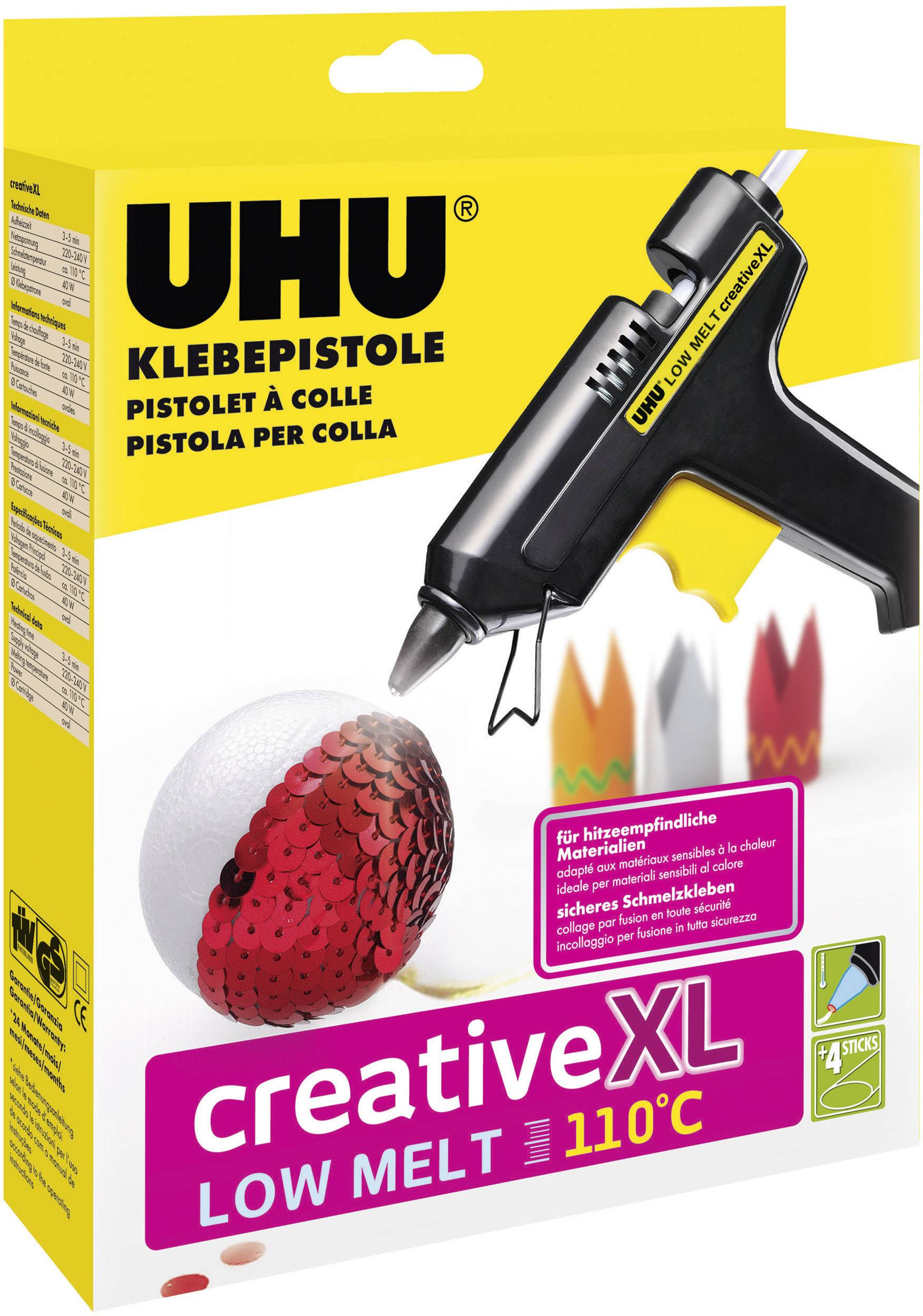 UHU Low Melt Creative XL Heißklebepistole 11 mm 40 W 1 St.