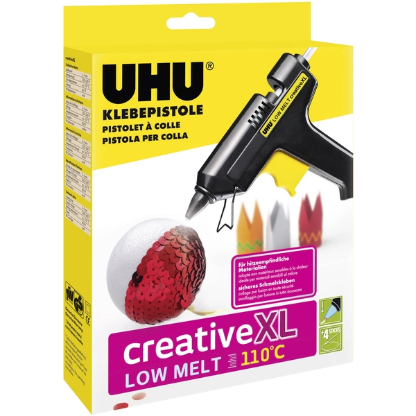 UHU Low Melt Creative XL Heißklebepistole 11mm 40W 1St. UHU Low Melt Creative XL Heißklebepistole 11mm 40W 1St.