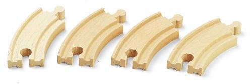 Brio 33337004 Kurze gebogene Gleise