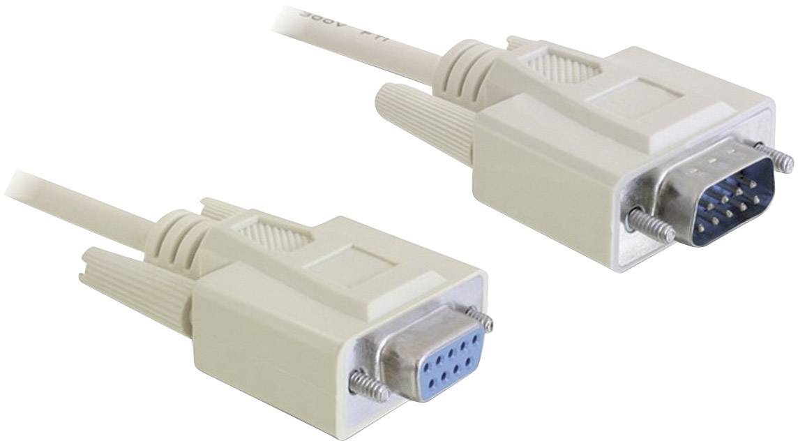 KABEL SER.VERL. SUB-D 9 1M ST/BU DELOCK