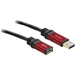 Delock USB-Kabel USB 3.2 Gen1 (USB 3.0 / USB 3.1 Gen1) USB-A Stecker, USB-A Buchse 5.00m Rot, Schwarz vergoldete Steckkontakte Delock USB-Kabel USB 3.2 Gen1 (USB 3.0 / USB 3.1 Gen1) USB-A Stecker, USB-A Buchse 5.00m Rot, Schwarz vergoldete Steckkontakte