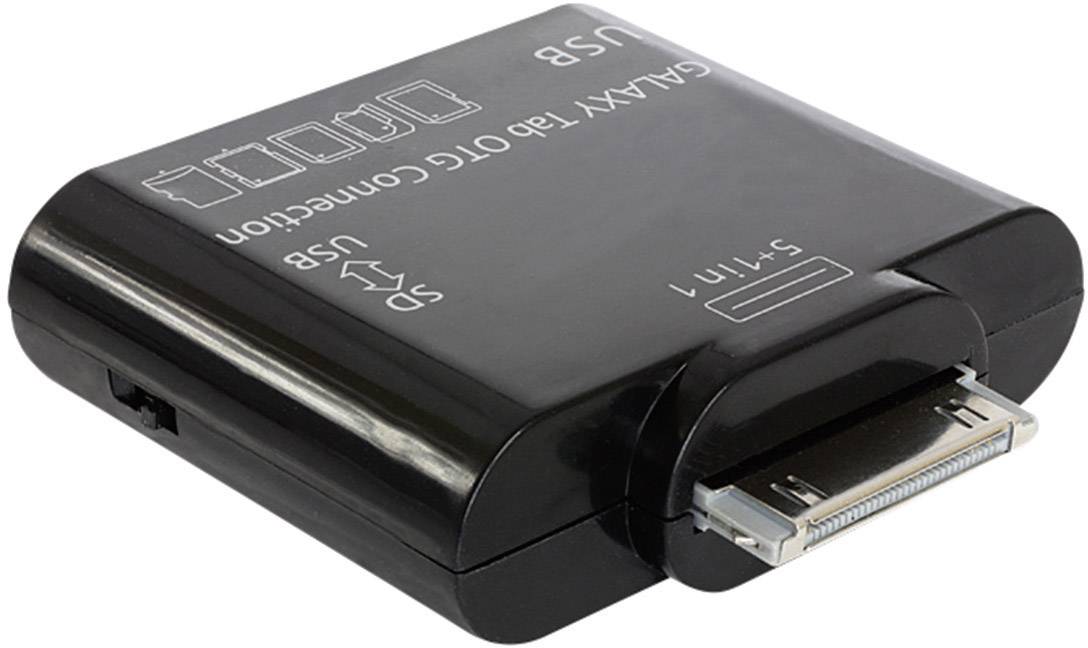 USB 2.0 Adapter [1x Samsung Stecker - 1x USB 2.0 Buchse A, SD-Karten-Slot]