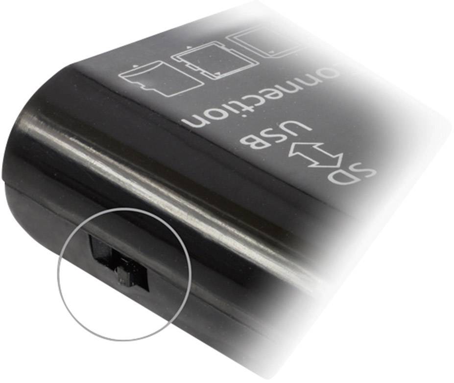 USB 2.0 Adapter [1x Samsung Stecker - 1x USB 2.0 Buchse A, SD-Karten-Slot]