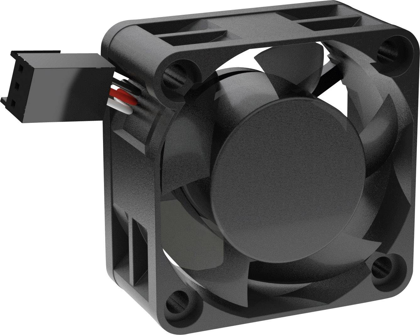 NoiseBlocker BlackSilent Pro PC-Gehäuse-Lüfter Schwarz (B x H x T) 40 x 40 x 20 mm