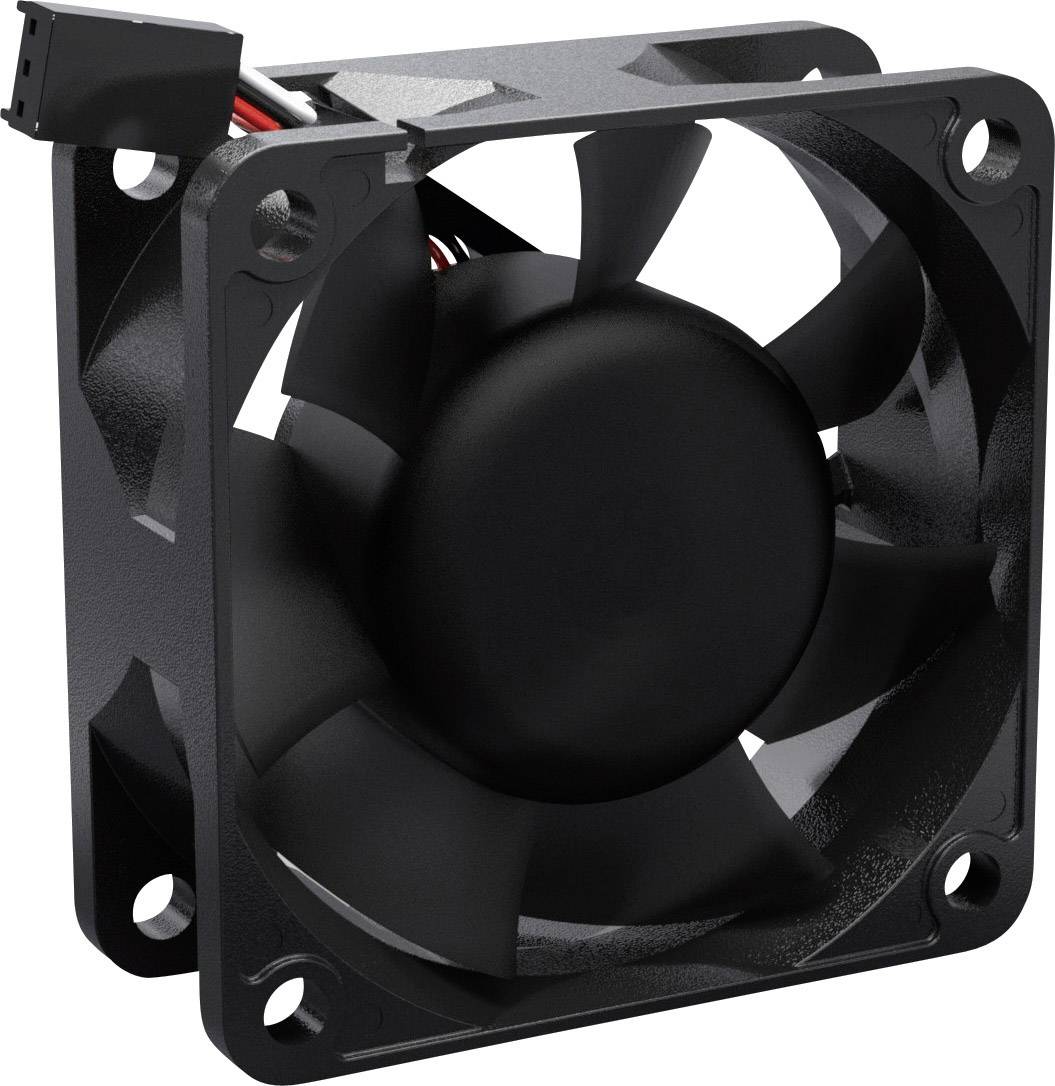 NoiseBlocker BlackSilent Pro PC-Gehäuse-Lüfter Schwarz (B x H x T) 60 x 60 x 25 mm