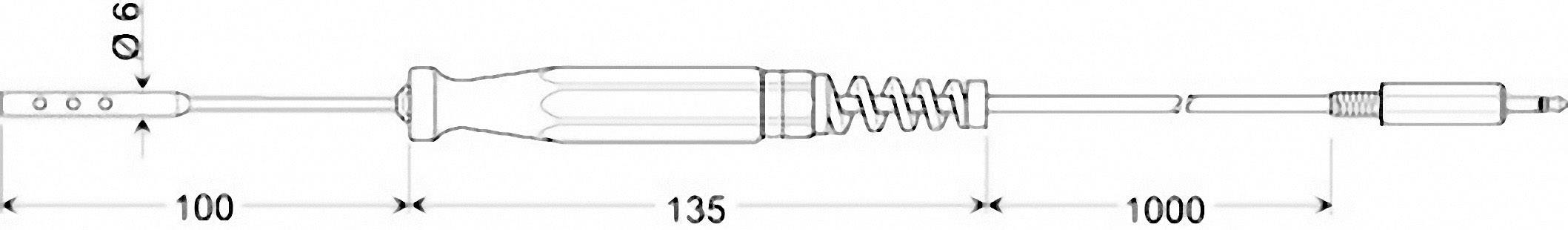 Greisinger GLF 175 Luftfühler -70 bis 200 °C Fühler-Typ Pt1000