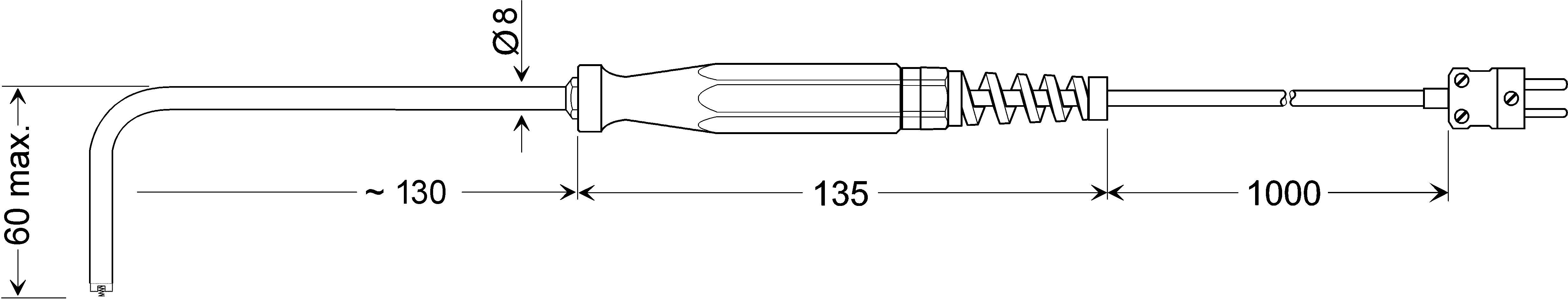 Greisinger GOF 900 HO Oberflächenfühler Messbereich Temperatur -65 bis 900 °C Fühler-Typ K