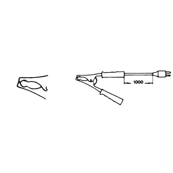 Greisinger GTZ 300 Zangenfühler -65 bis 150°C Fühler-Typ K Greisinger GTZ 300 Zangenfühler -65 bis 150°C Fühler-Typ K