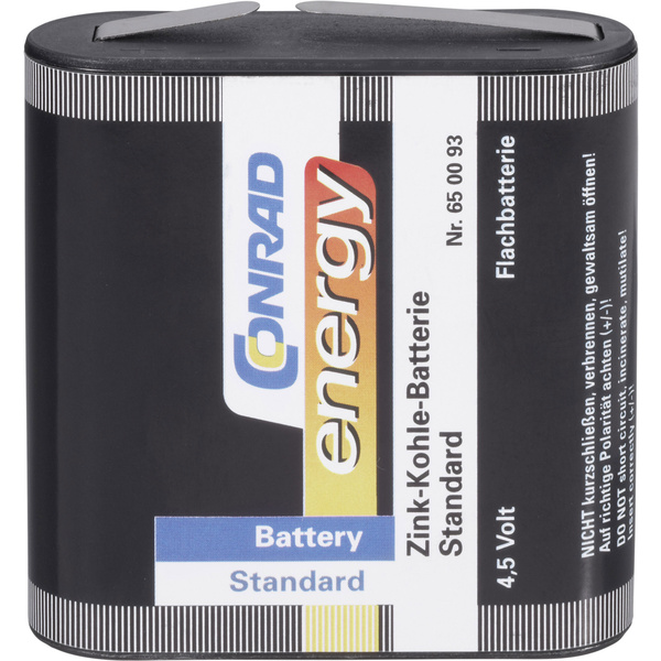 3LR12 Flach-Batterie Zink-Kohle 2000 mAh 4.5 V
