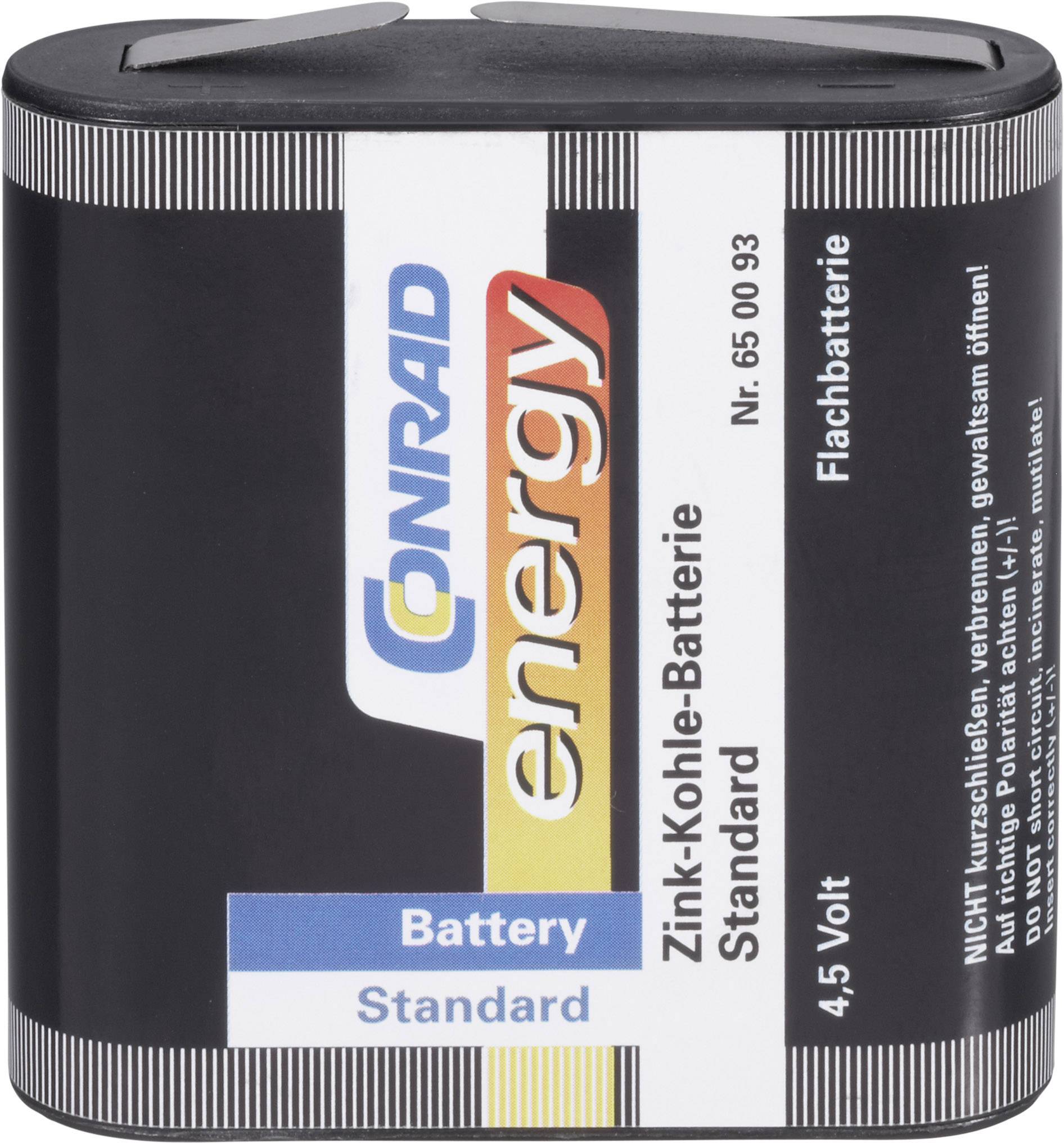 3LR12 Flach-Batterie Zink-Kohle 2000 mAh 4.5V