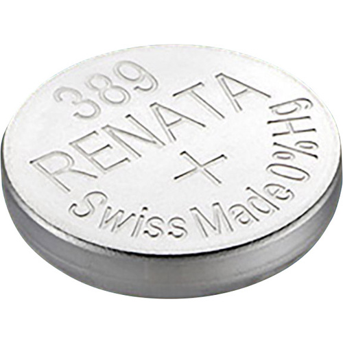 Pile bouton 389 oxyde d'argent Renata 80 mAh 1.55 V 1 pc(s)