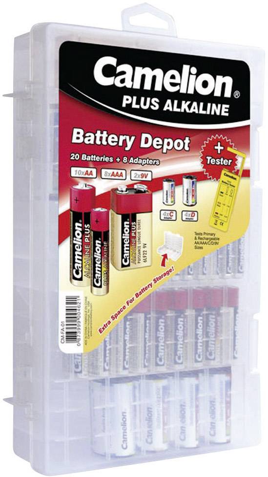 Camelion Batterie-Set Micro, Mignon, 9 V Block 29 St. inkl. Box