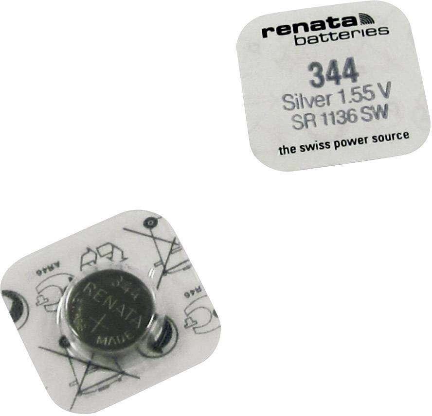 Renata Knopfzelle 344 1.55V 1 St. 105 mAh Silberoxid