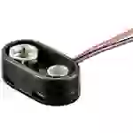Goobay 10882 Batterieclip 1x 9V Block Druckknopfanschluss (L x B x H) 26 x 13 x 8mm Goobay 10882 Batterieclip 1x 9V Block Druckknopfanschluss (L x B x H) 26 x 13 x 8mm
