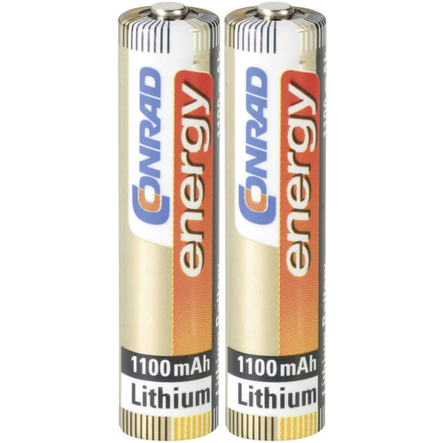 Conrad energy Extreme Power FR03 Micro (AAA)-Batterie Lithium 1100 mAh 1.5 V 2 St.