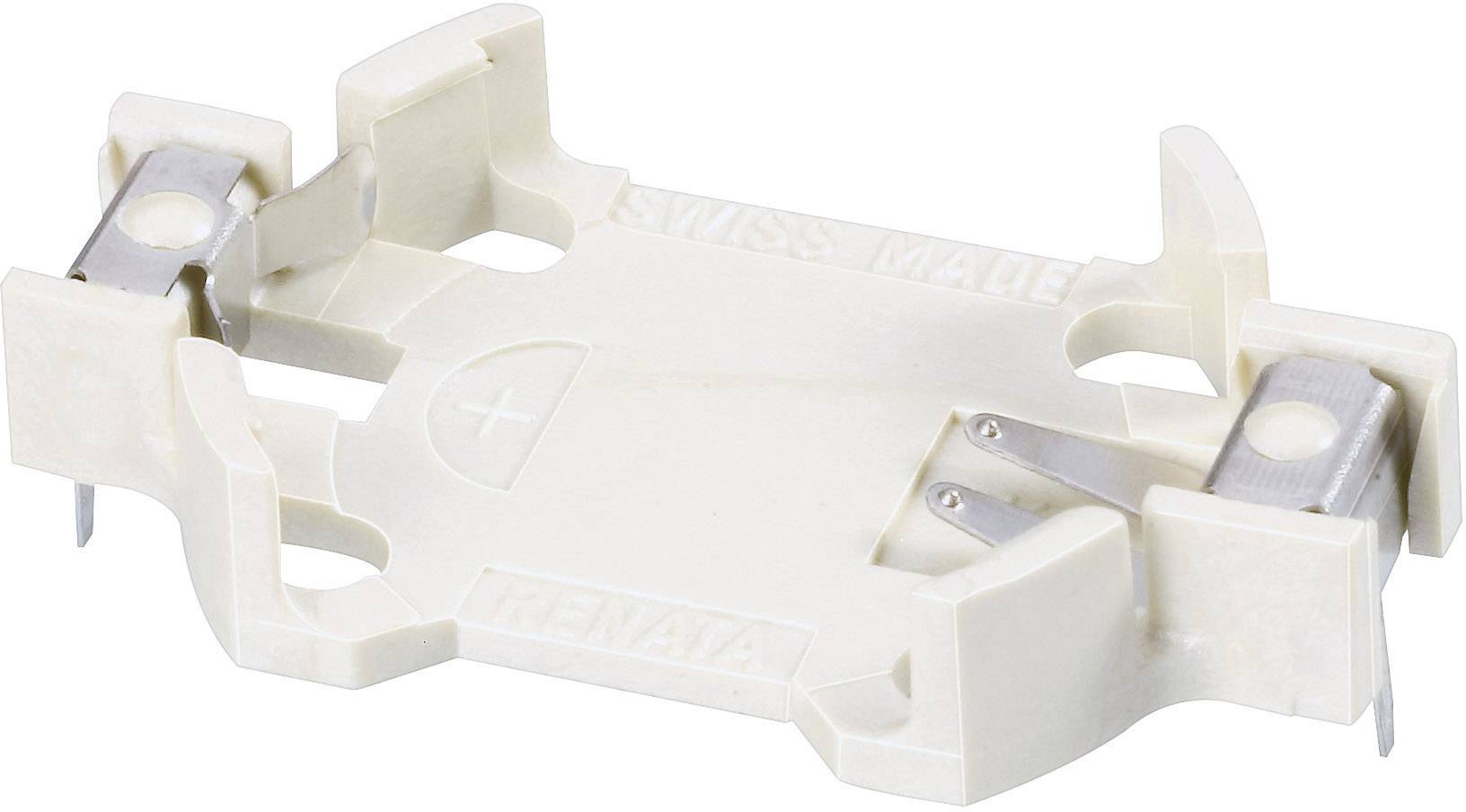 Renata 701106 Knopfzellenhalter 1x CR 2032 Horizontal, Durchsteckmontage THT (L x B x H) 28.5 x 20 x 8.7mm