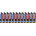 R06 Mignon (AA)-Batterie Zink-Kohle 1.5 V 12 St.
