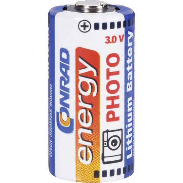 energy CR123 Camera battery CR123A Lithium 1300 mAh 3 V 1 pc(s)