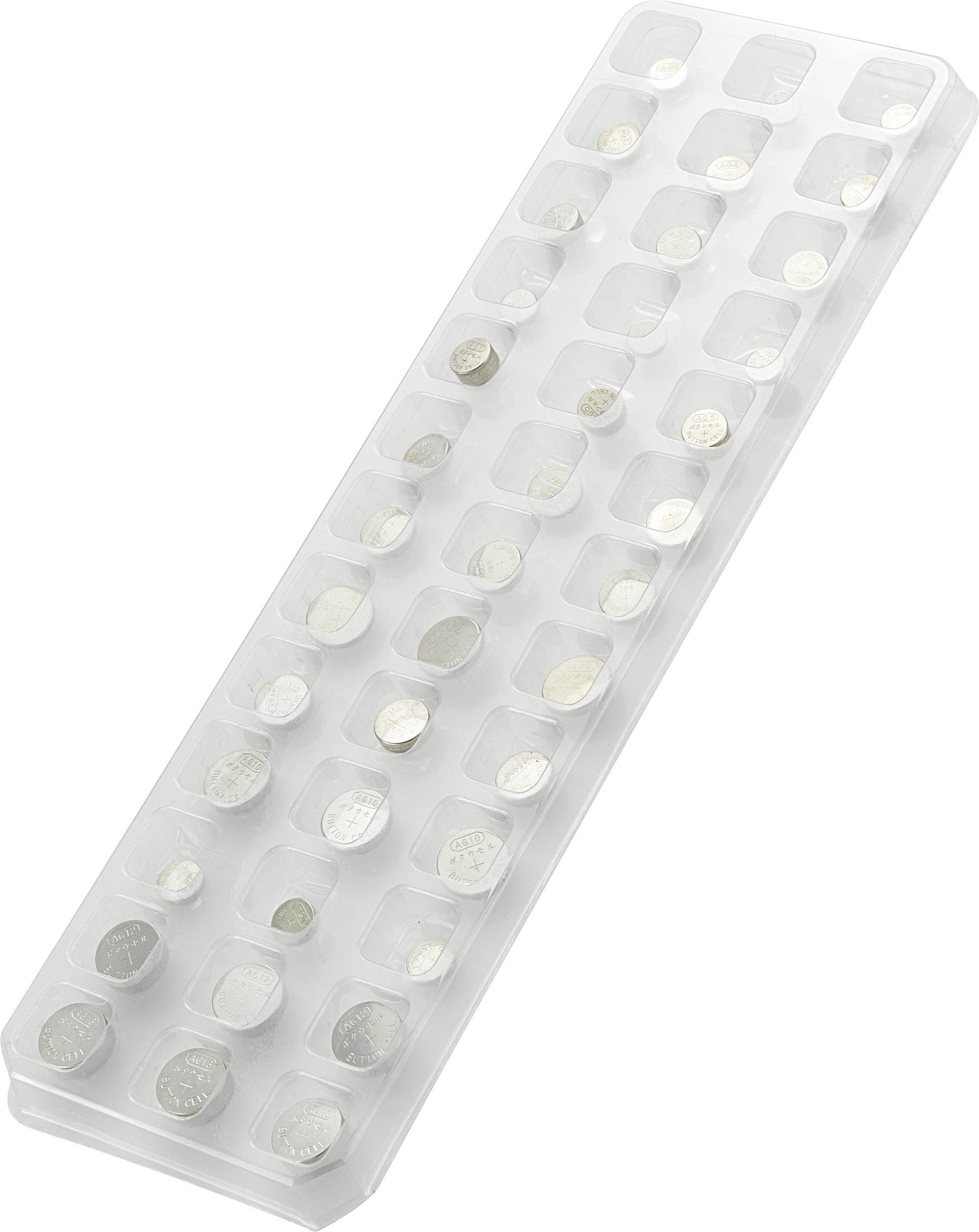 Knopfzellen-Set je 3x AG 1, AG 2, AG 3, AG 4, AG 5, AG 6, AG 7, AG 8, AG 9, AG 10, AG 11, AG 12, AG 13