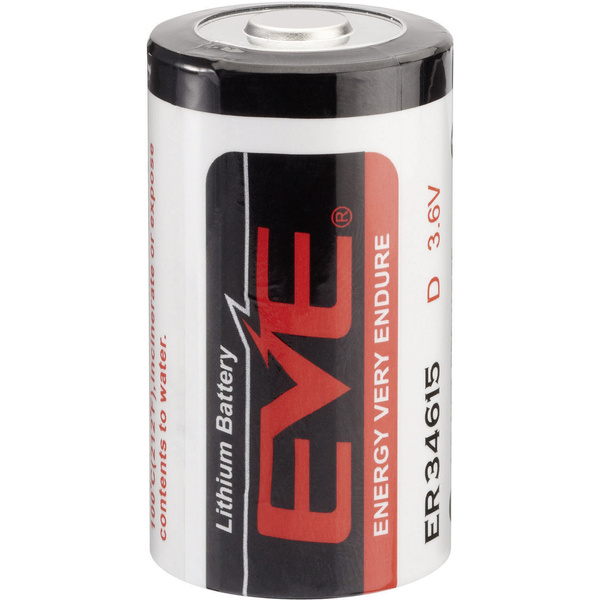 EVE ER34615 Spezial-Batterie Mono (D) Lithium 3.6V 19000 mAh 1St.