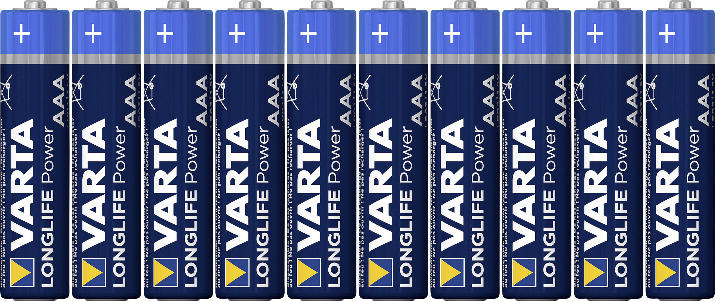 Varta LONGLIFE Power AAA Bli 10 Micro (AAA)-Batterie Alkali-Mangan 1.5V 10St.
