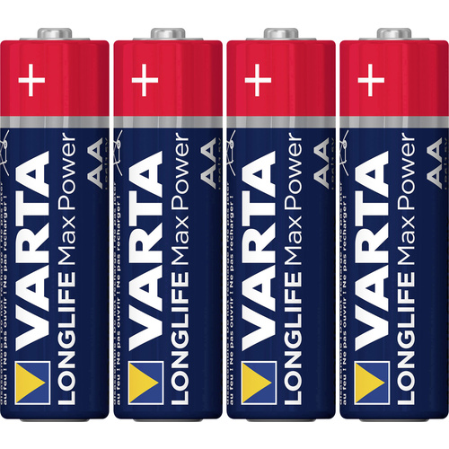 Varta LONGLIFE Max Power AA Bli 4 Mignon (AA)-Batterie Alkali-Mangan 2900 mAh 1.5V 4St.