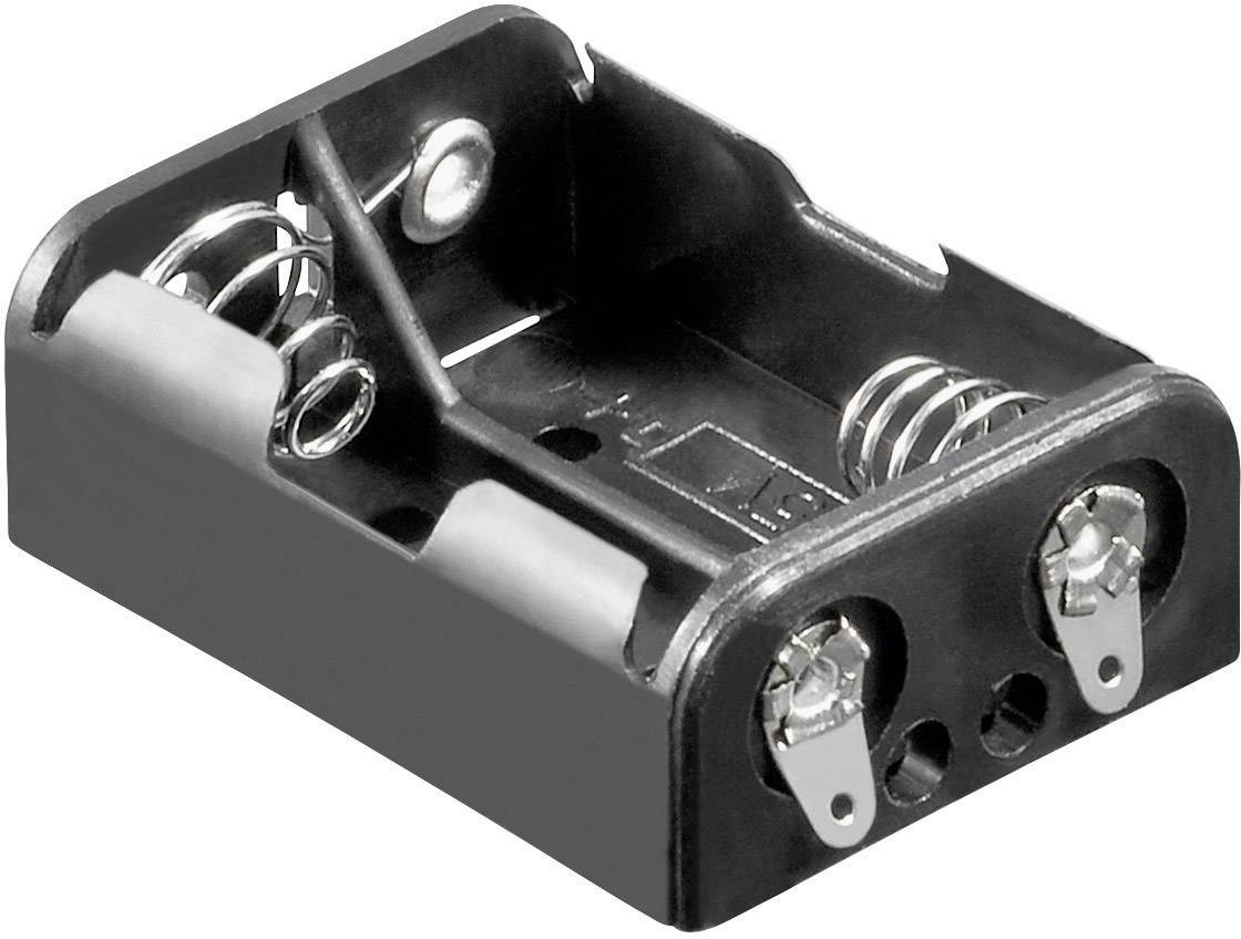 Goobay 10877 Batteriehalter 2x Lady (N) Lötanschluss (L x B x H) 38.2 x 27.5 x 14.1 mm