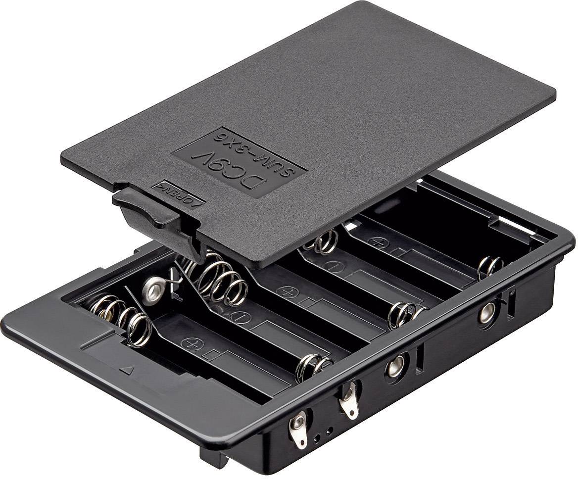 BATTERIEHALTER 6 MIGNON GESCHLOSSEN