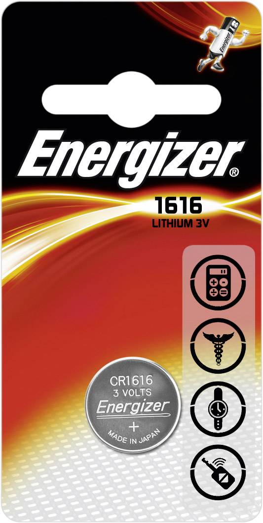 Energizer Knopfzelle CR 1616 3 V 1 St. 55 mAh Lithium CR1616