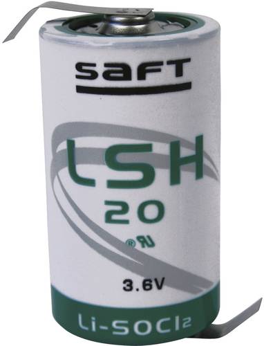 Saft LSH 20 HBG Spezial-Batterie Mono (D) Z-Lötfahne Lithium 3.6V 13000 mAh 1St.