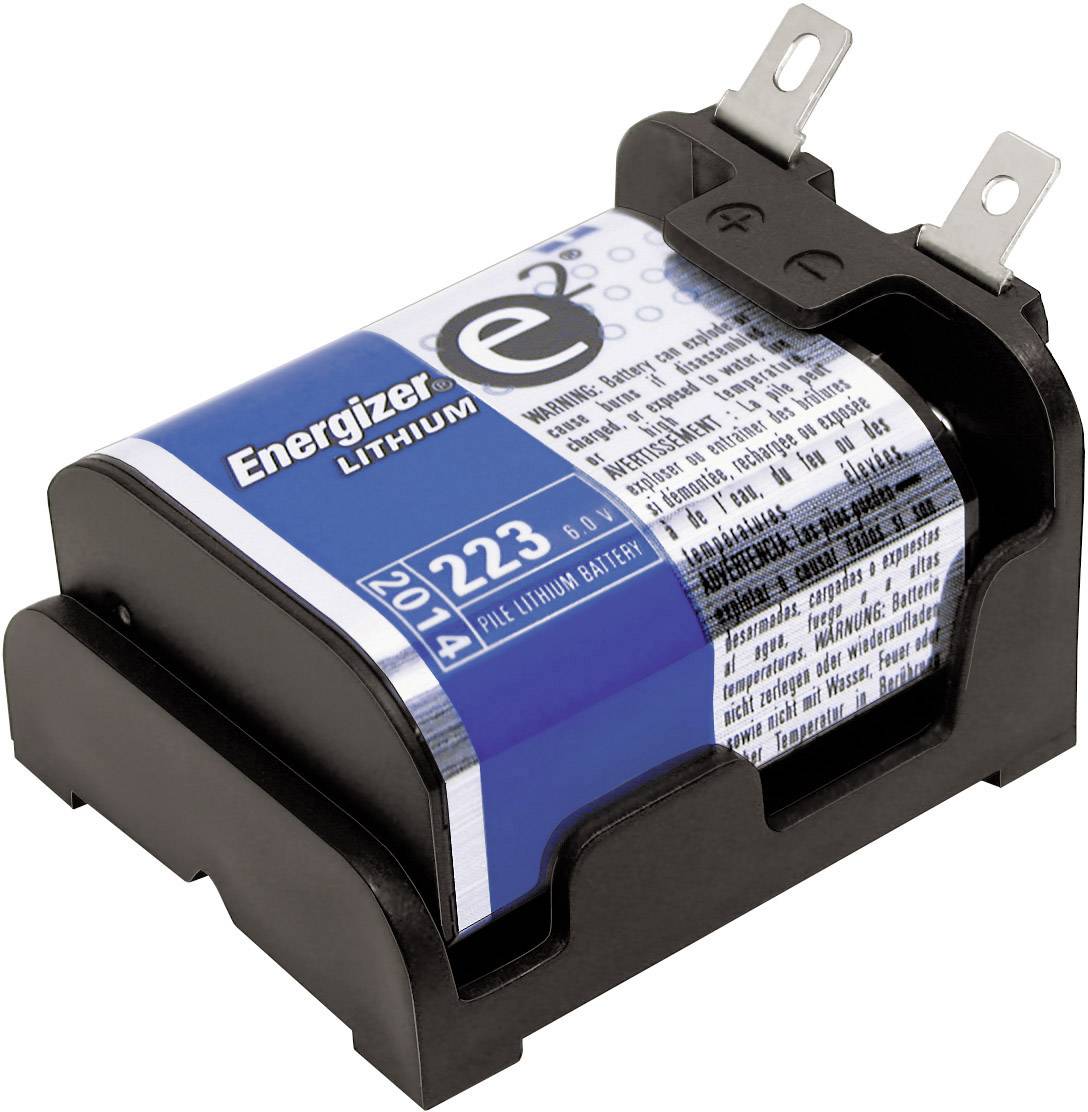 MPD BH223-L Batteriehalter 1x CR-P 2 Lötanschluss (L x B x H) 47 x 38 x 26mm