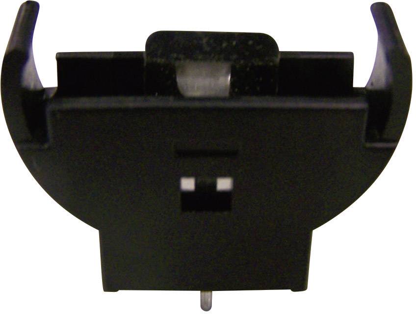 Goobay 46159 Knopfzellenhalter 1x CR2016, CR2020, CR2025, CR2032 Vertikal, Printlötfahnen (B x H x T) 26 x 28 x 7.6 mm