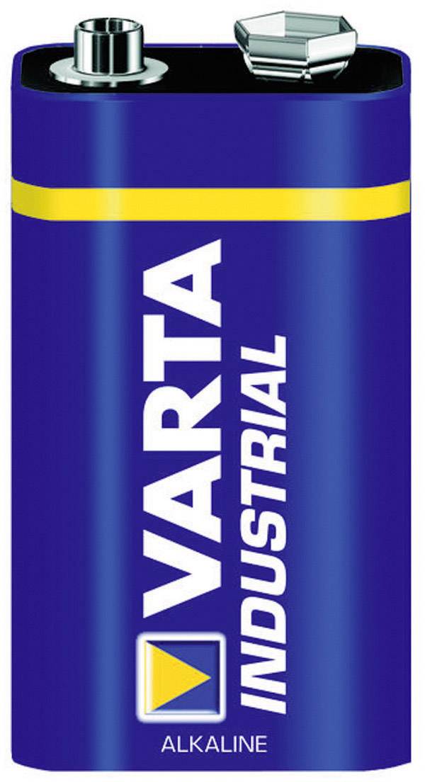 Varta 9 V Block-Batterie Alkali-Mangan Industrial 6LR61 640 mAh 9 V 1 St.