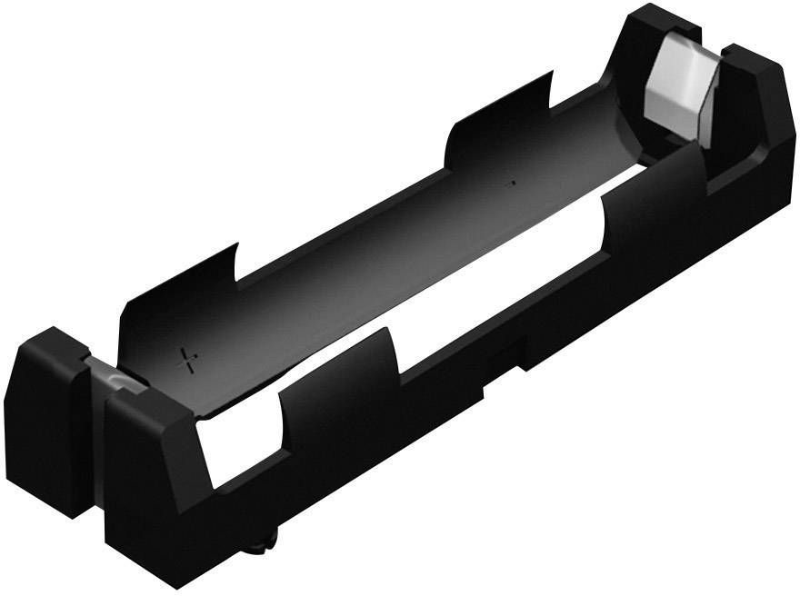 Keystone Electronics 1043 Batteriehalter 1x 18650 Durchsteckmontage THT (L x B x H) 77 x 20.65 x 14