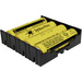 MPD BK-18650-PC8 Batteriehalter 4x 18650 Durchsteckmontage THT (L x B x H) 77.98 x 78.84 x 21.54mm