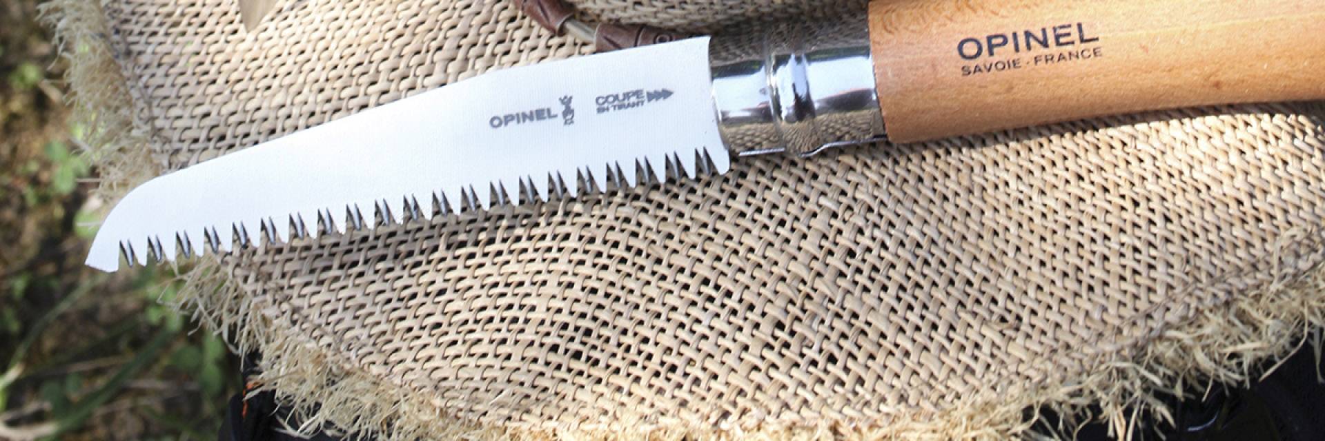 Opinel 254040 Taschensäge Buche, Chrom