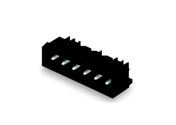 WAGO Stiftgehäuse-Platine 231 Polzahl Gesamt 8 Rastermaß: 5mm 231-438/001-000/105-604 100St.