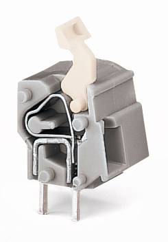 WAGO 257-866 Federkraftklemmblock 2.50mm² Polzahl 1 Orange 300St.